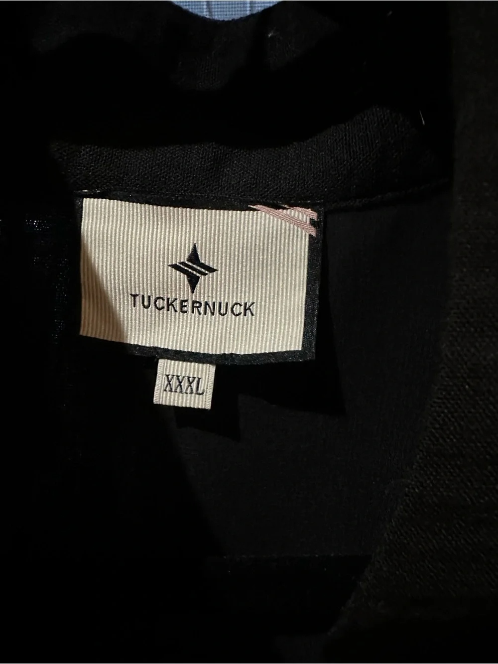 Tuckernuck Janie Black Crochet-Inset V-Neck Collared Blouse NWT